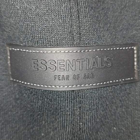 Essentials Fear of God Men's Stretch Limo Sweat Shorts Black Size L NWT - Picture 5 of 14